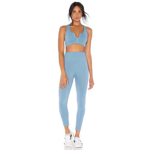 Morgan Stewart Sport Shooner Front Zip Sports Bra - Picture 3 of 6